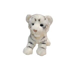 Douglas Cuddle Toy Siberian White Tiger Cub 12" Soft Stuffed Plush With Tag